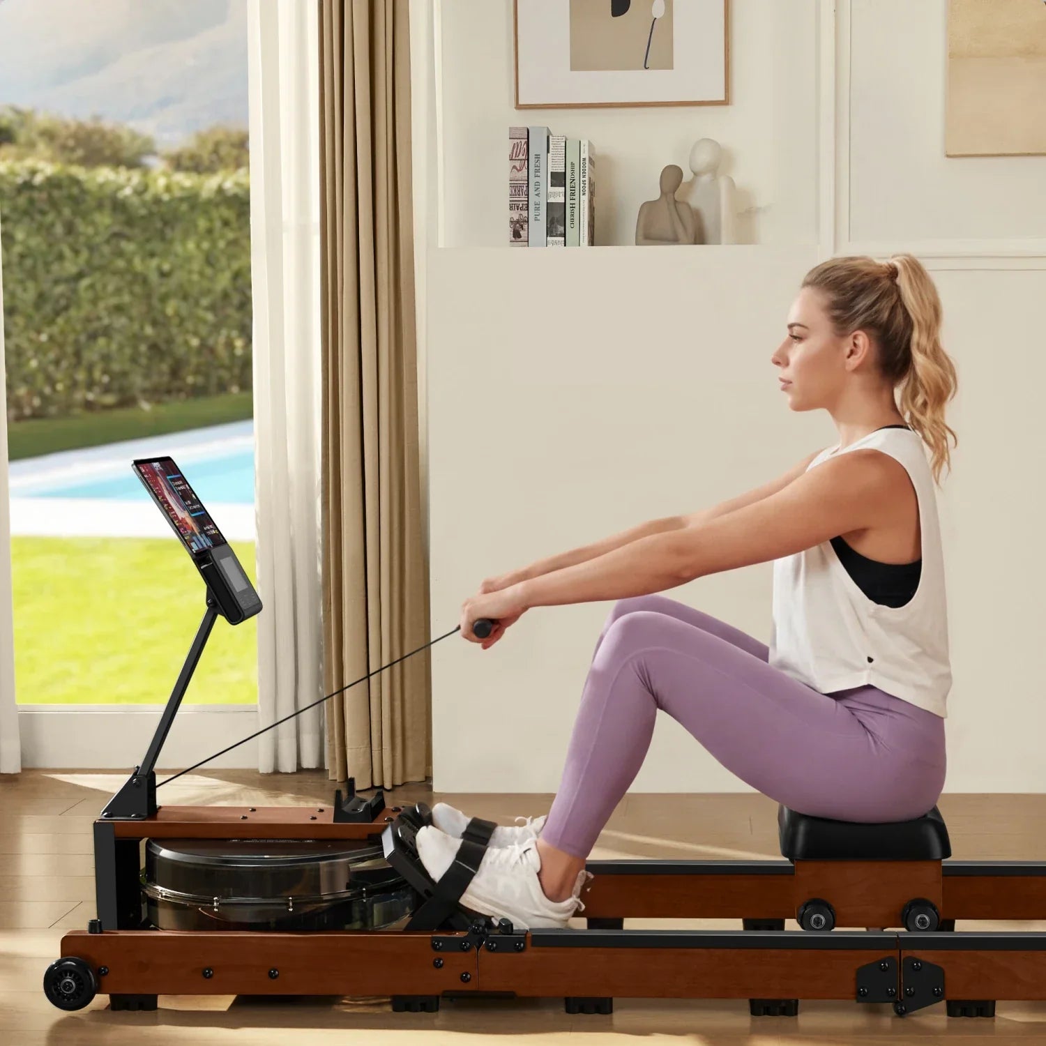 Kingsmith WR3L Tri-fold Water Rowing Machine